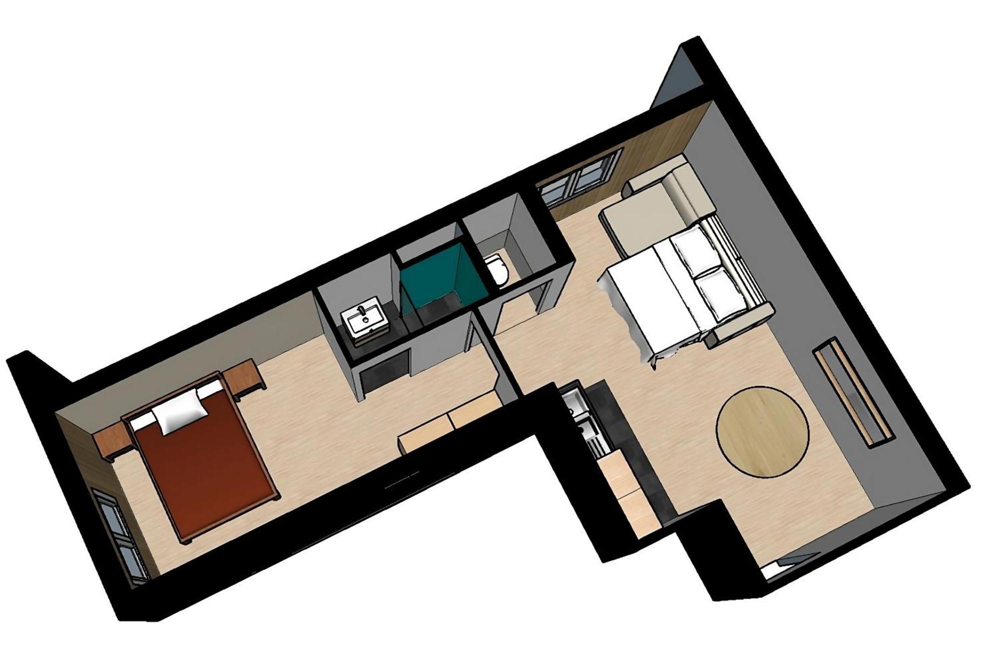 Appartement Les Chamois à Lajoux Chambre photo